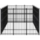 Outdoor Dog Kennel Steel 208.3 ft²