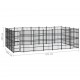 Outdoor Dog Kennel Steel 277.7 ft²