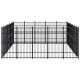 Outdoor Dog Kennel Steel 347.2 ft²