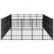 Outdoor Dog Kennel Steel 496 ft²