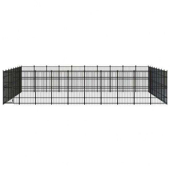 Outdoor Dog Kennel Steel 793.6 ft²