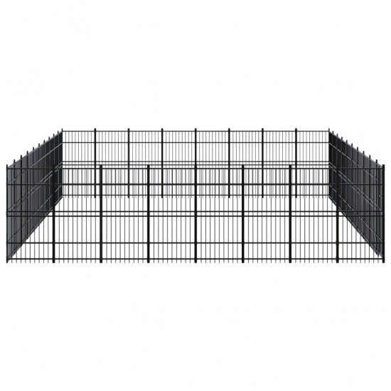 Outdoor Dog Kennel Steel 793.6 ft²