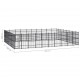 Outdoor Dog Kennel Steel 793.6 ft²