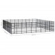 Outdoor Dog Kennel Steel 803.5 ft²