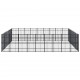 Outdoor Dog Kennel Steel 803.5 ft²