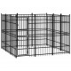 Outdoor Dog Kennel Steel 89.2 ft²