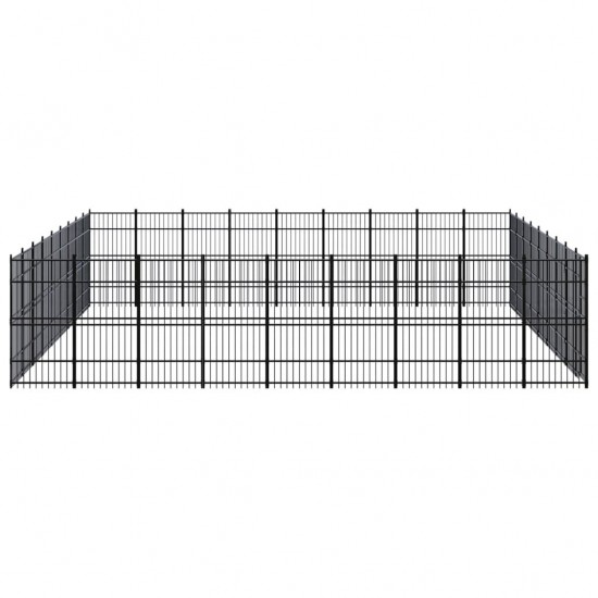 Outdoor Dog Kennel Steel 892.8 ft²