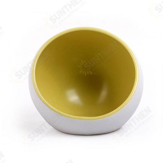 Pet Cartoon Ceramic Bowl Colorful Space Bowl Cat Dog Food Feeder Drink Bowl Pets Supplies Tool