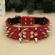 S Spiked Studded Leather Pet Bulldog Dog Mastiff Heavy Collar