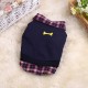 Winter Pet Cat Dog Hoodies Coat Puppy Dog Cotton False Two-piece Clothing Dog Coats