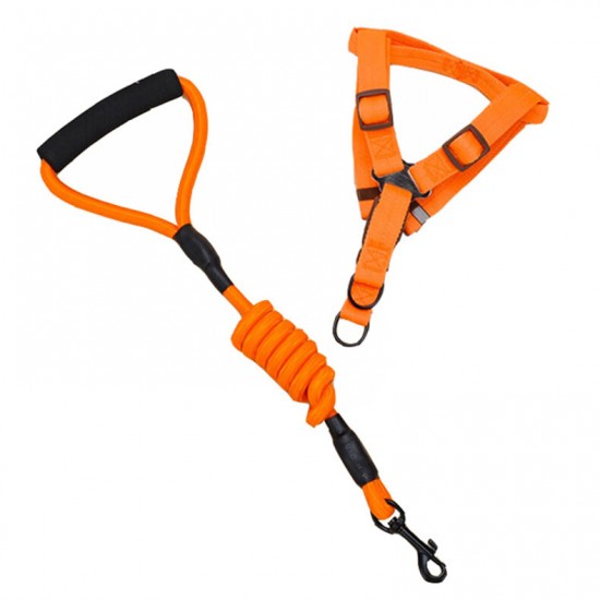 HP-PC1 Pet Nylon Chest Back Traction Suits Rope Dog Adjustable Climbing Rope Supplies