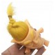 6*9*10cm Thick Yellow Hair Two Kinds of Style Evade Glue Troll Doll for Vent Toy