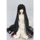 BJD Doll Wig 8-9inch 22-24cm 1/3 BJD SD Long Straight Hair Black Toy Costume Wig