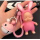 Cartoon Sleeping Cute Doll Keychain Kids Toys