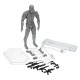 Figma Archetype Action Figure 2.0 Body Male Grey Color Model Doll For Decoration