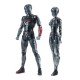 Figma Black Doll Man Action Figure Figma Archetype Doll PVC Movable Hand Model Doll Toy