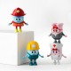 HO088 70*32*77mm Artist Doll Cute Cartoon Action Figure Gift Display