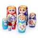 Lovely Russian Nesting Matryoshka 5-Piece Wooden Doll Set