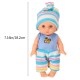 Simulation Baby 3D Creative Cute Doll Play House Toy Doll Vinyl Doll Gift