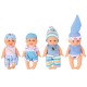 Simulation Baby 3D Creative Cute Doll Play House Toy Doll Vinyl Doll Gift