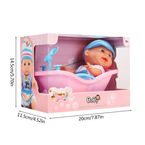 Simulation Baby 3D Creative Cute Doll Play House Toy Doll Vinyl Doll Gift