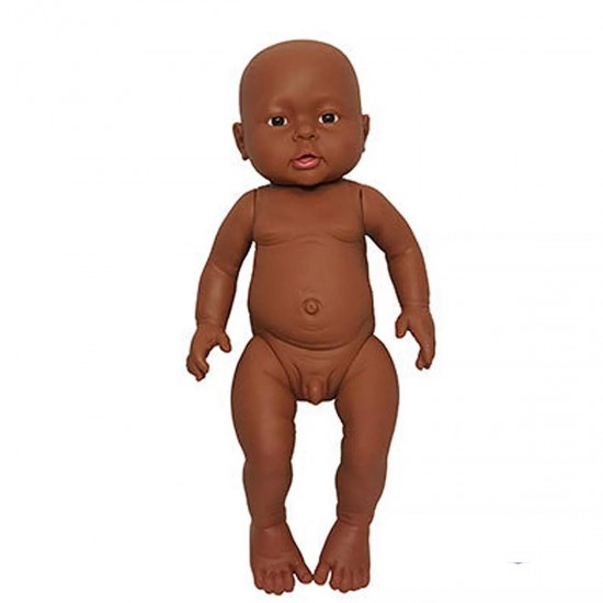 Unpainted Blank Doll Mold Full Silicone Vinyl Reborn Doll Lifelike Take Care Training Figure Baby Doll Toys