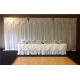 2M X 2M White Stage Background Backdrop Drape Curtain Swags Wedding Party US