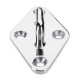 Marine Diamond shaped Fitting Cruise Hardware 316 Stainless Steel Sun Shade Sail Hardware