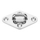 Marine Diamond shaped Fitting Cruise Hardware 316 Stainless Steel Sun Shade Sail Hardware