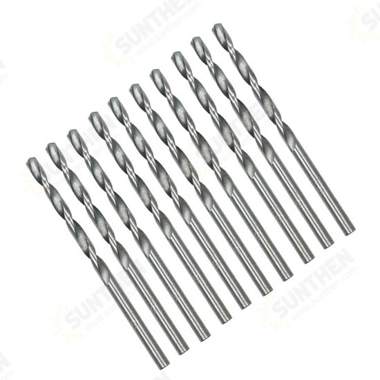 10pcs 0.5-3.0mm Drill Bit HSS Round Shank Twist Drill Bit Tools For Woodworking Repair Tool