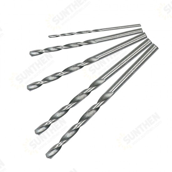 10pcs 0.5-3.0mm Drill Bit HSS Round Shank Twist Drill Bit Tools For Woodworking Repair Tool