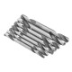 10pcs 3.2/3.5/4.0/4.2/4.5/5.0/5.2mm HSS Straight Shank Double Head Twist Drill Bit