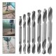 10pcs 3.2/3.5/4.0/4.2/4.5/5.0/5.2mm HSS Straight Shank Double Head Twist Drill Bit