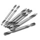 10pcs 3.2/3.5/4.0/4.2/4.5/5.0/5.2mm HSS Straight Shank Double Head Twist Drill Bit