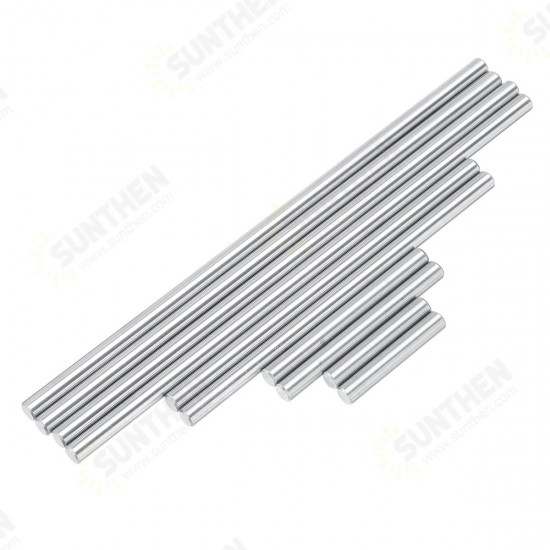 10pcs 5.2mm Ejector Pins Set 3.2-15.2cm Push Rifling Button Ejector Pins for Machine Reamer