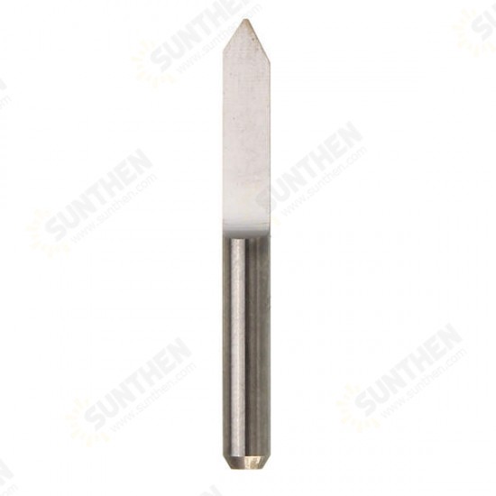 10pcs 60 Degree 0.3mm Tip 3.175mm Carbide PCB Engraving Bits End Mill Cutter CNC Router Tool