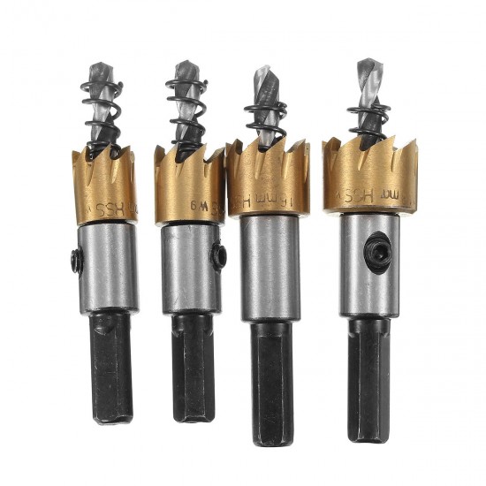 12-18mm HSS Titanium Coated Hole Sawtooth HSS Hole Saw Cutter Drill Bit 12/14/16/18mm