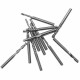 12 Pcs Carbide End Mill Cutter 1/8inch Cnc Router Bits Double Flute Tools 1 Flute Single Edged Milling Cutter