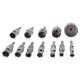 12pcs 15mm-50mm Upgrade M35 Titanium Coated Hole Saw Cutter Hole Opener for Stainless Steel Aluminum Alloy