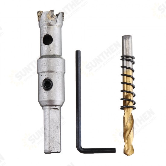 12pcs 15mm-50mm Upgrade M35 Titanium Coated Hole Saw Cutter Hole Opener for Stainless Steel Aluminum Alloy