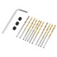 13/16/24Pcs Wooden Bead Maker Beads Drill Bit Milling Cutter Set Woodworking Tool Kit