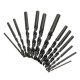 13pcs 1.5-6.5mm HSS Twist Drill Bit Straight Shank High Speed Steel Twist Drill Bit Set