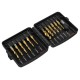 13pcs M3-M10 Metric Screw Thread Tap Drill Bits Set Hex Shank Drill Bit Screw Compound Tap Hand Tools with Joint Rod