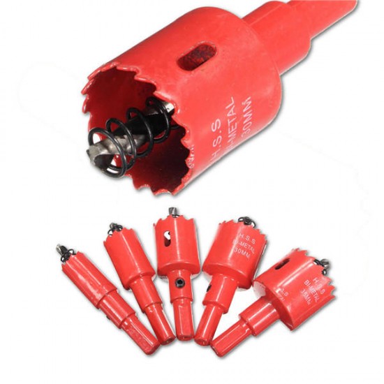 16-35mm HSS Drill Bit Hole Saw Cutter 16/20/25/30/35mm For Wood Working Metal Steel