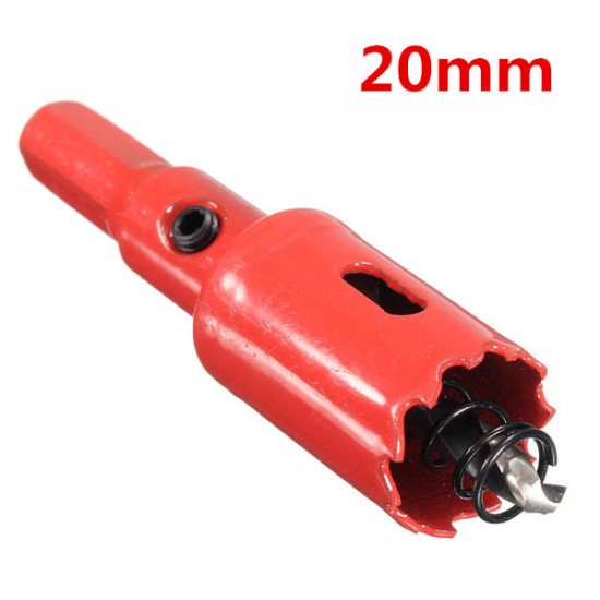 16-35mm HSS Drill Bit Hole Saw Cutter 16/20/25/30/35mm For Wood Working Metal Steel