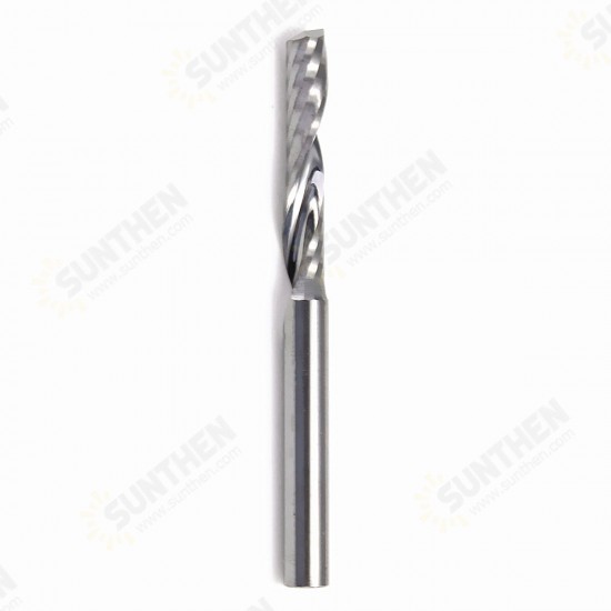 1/8 Inch Shank Single Flute End Mill Cutter 3.175x17mm Tungsten Steel CNC Router Bit