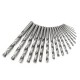 19pcs 1.5mm to 10mm HSS Twist Drill Bit Set