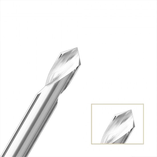 2 Edge 90 Degree Centering Drill Aluminum Fixed Point Drill Carbide Knife Gong Knife Cnc Tool Without Coating