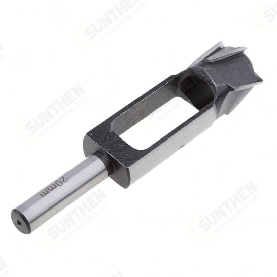 20-30mm Woodworking Drill Bit Tapered Snug Plug Cutter 13mm Shank Carbon Steel Hole Saw Cutter