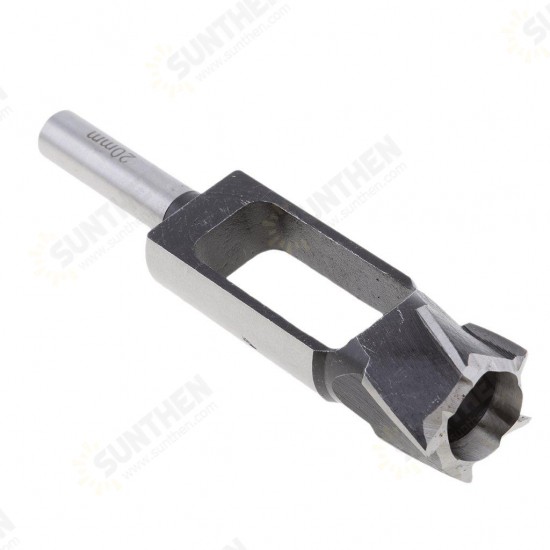 20-30mm Woodworking Drill Bit Tapered Snug Plug Cutter 13mm Shank Carbon Steel Hole Saw Cutter